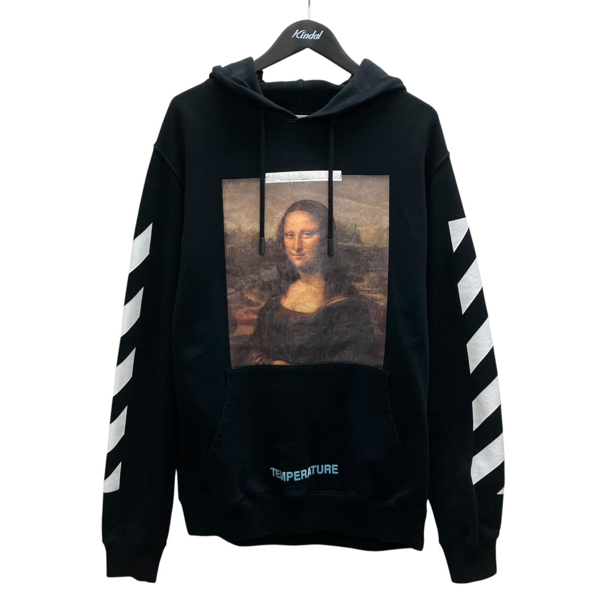 Off-White Pullover Hoodie Black - Pre-owned