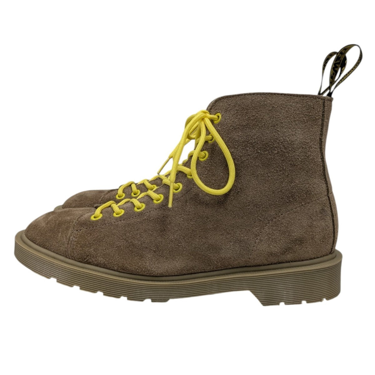 Dr. Martens x Off-White Suede Lace Up Boots Brown - Pre-owned