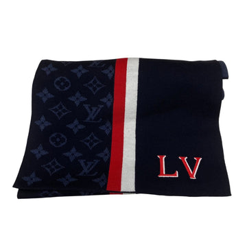 Louis Vuitton Escharp LV Varsity Stole Navy - Pre-owned