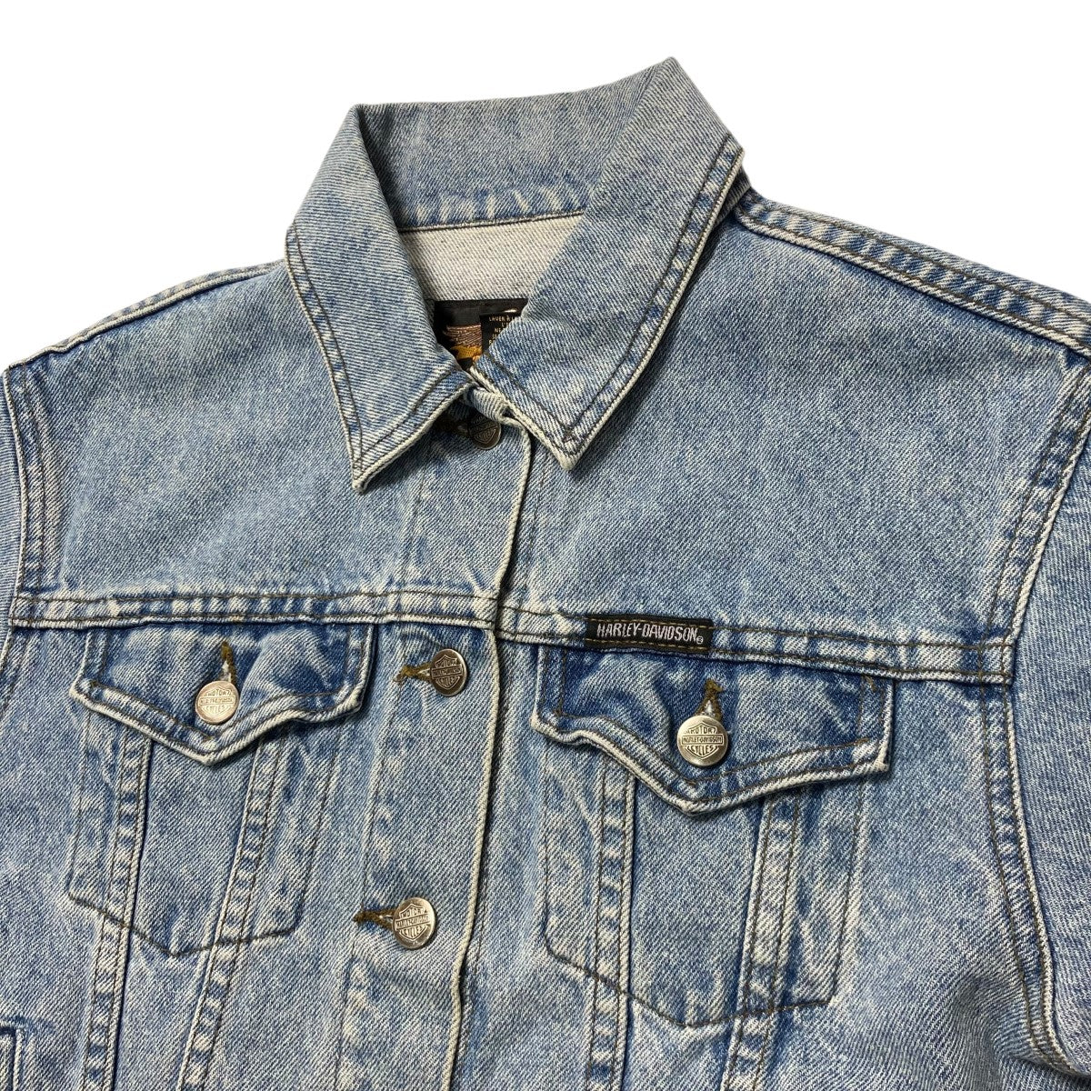 Harley-Davidson Denim Jacket Sky Blue - Pre-owned