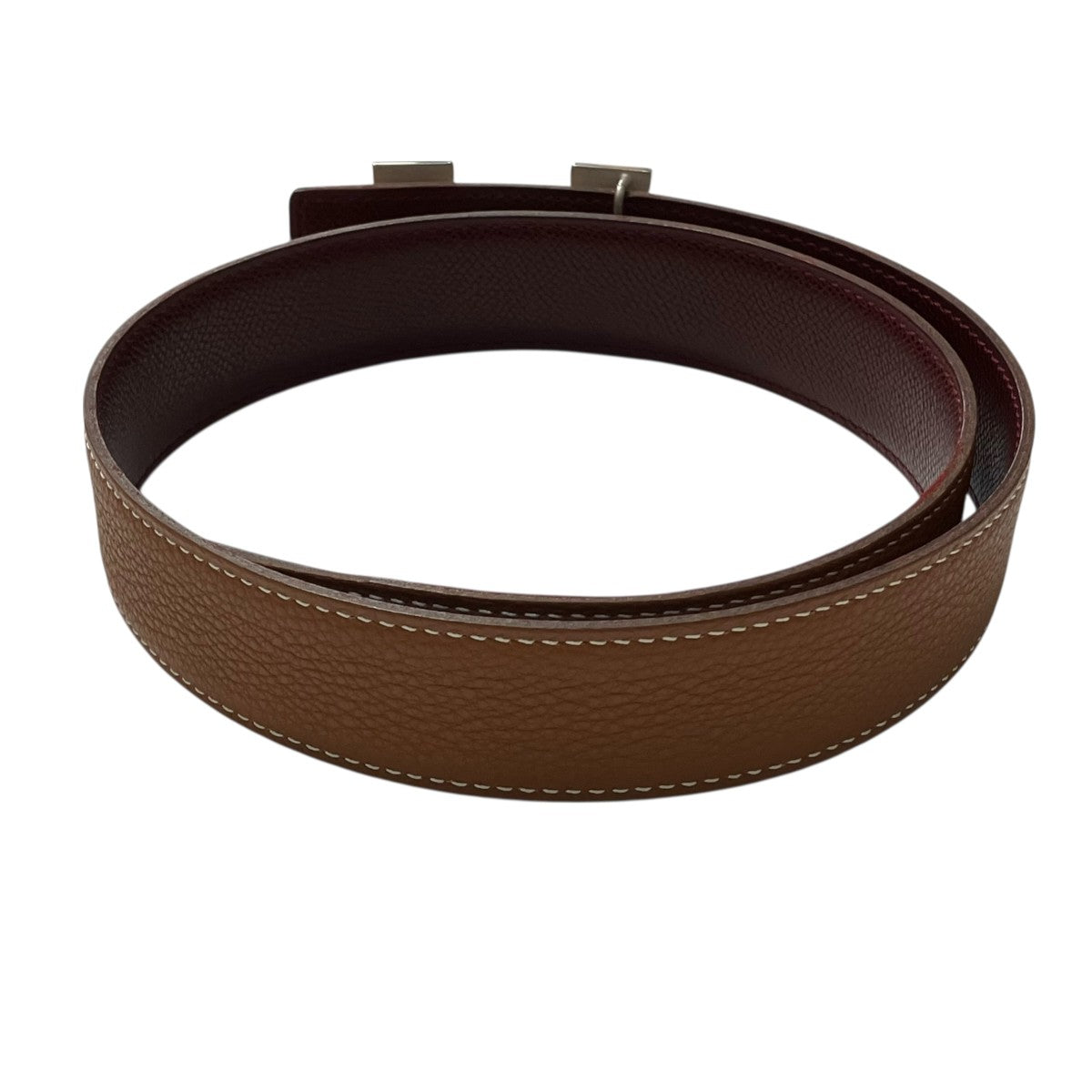Hermes Leather Belt Brown - Pre-owned
