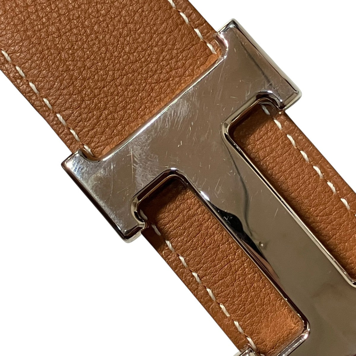 Hermes Leather Belt Brown - Pre-owned