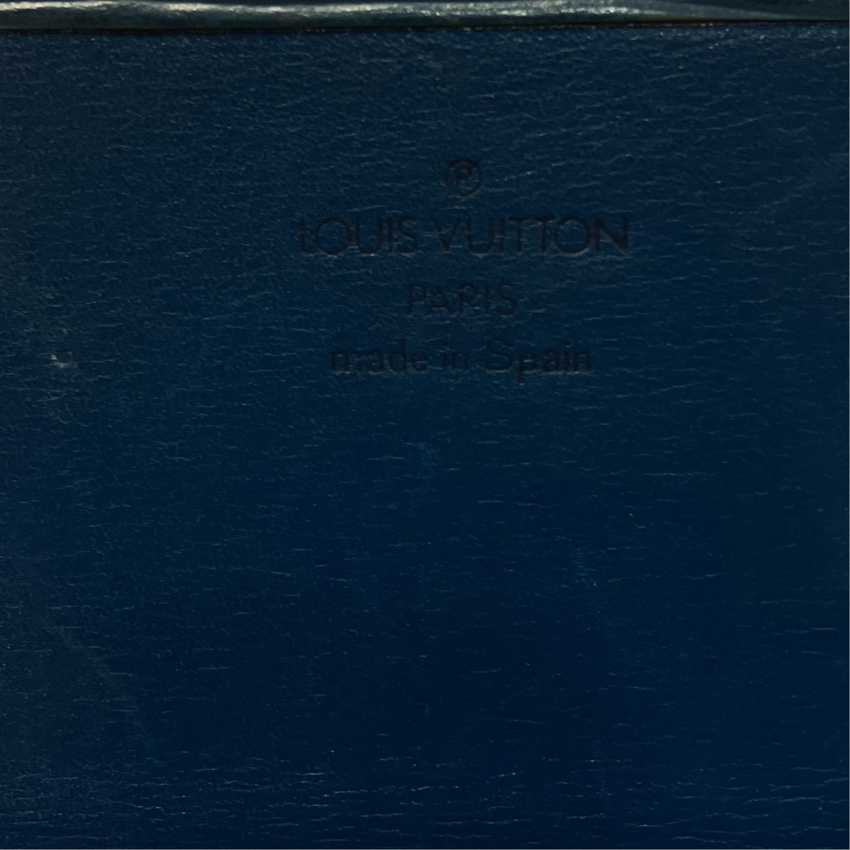 Louis Vuitton Epi Porto En Carte Credit Billfold Blue - Pre-owned