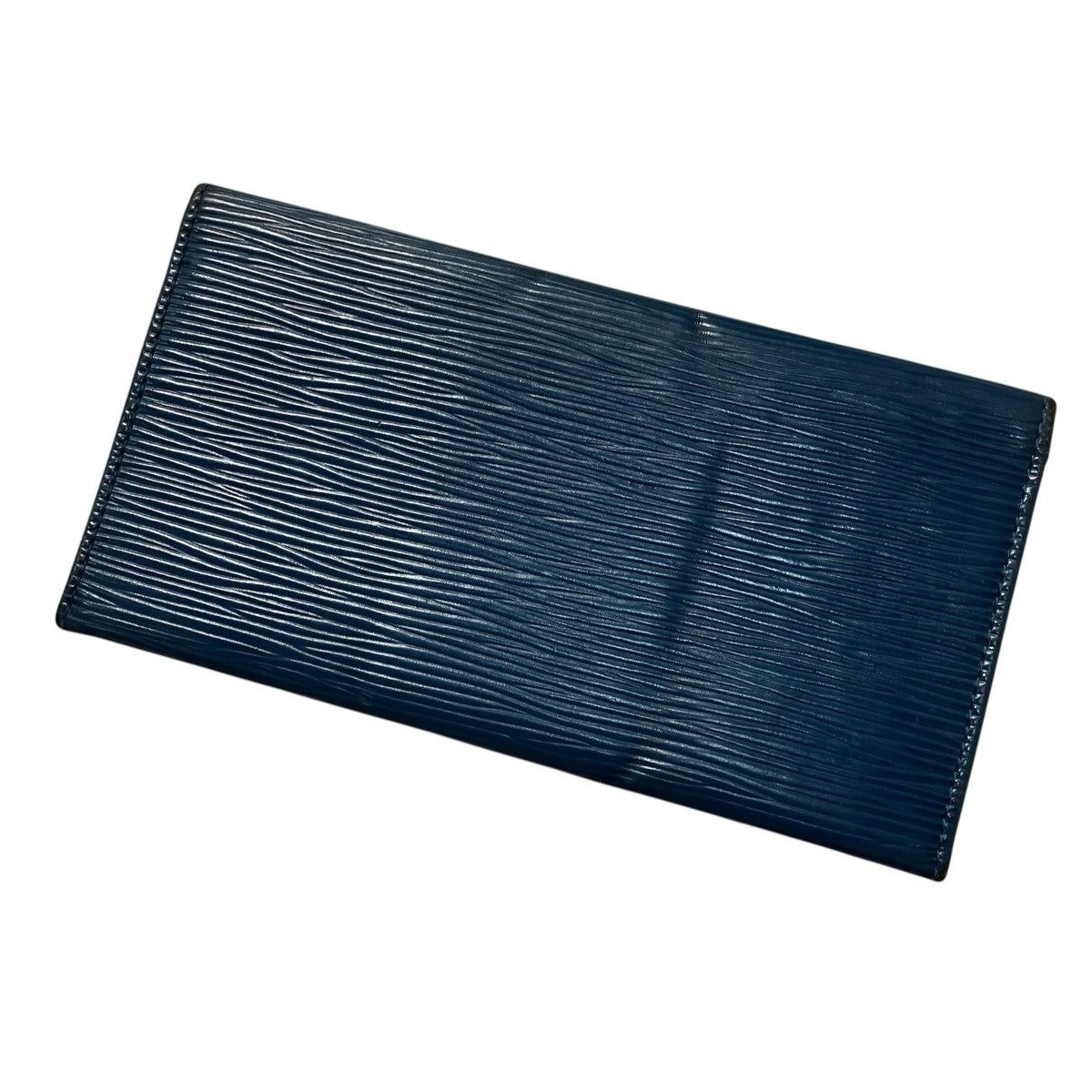 Louis Vuitton Epi Porto En Carte Credit Billfold Blue - Pre-owned