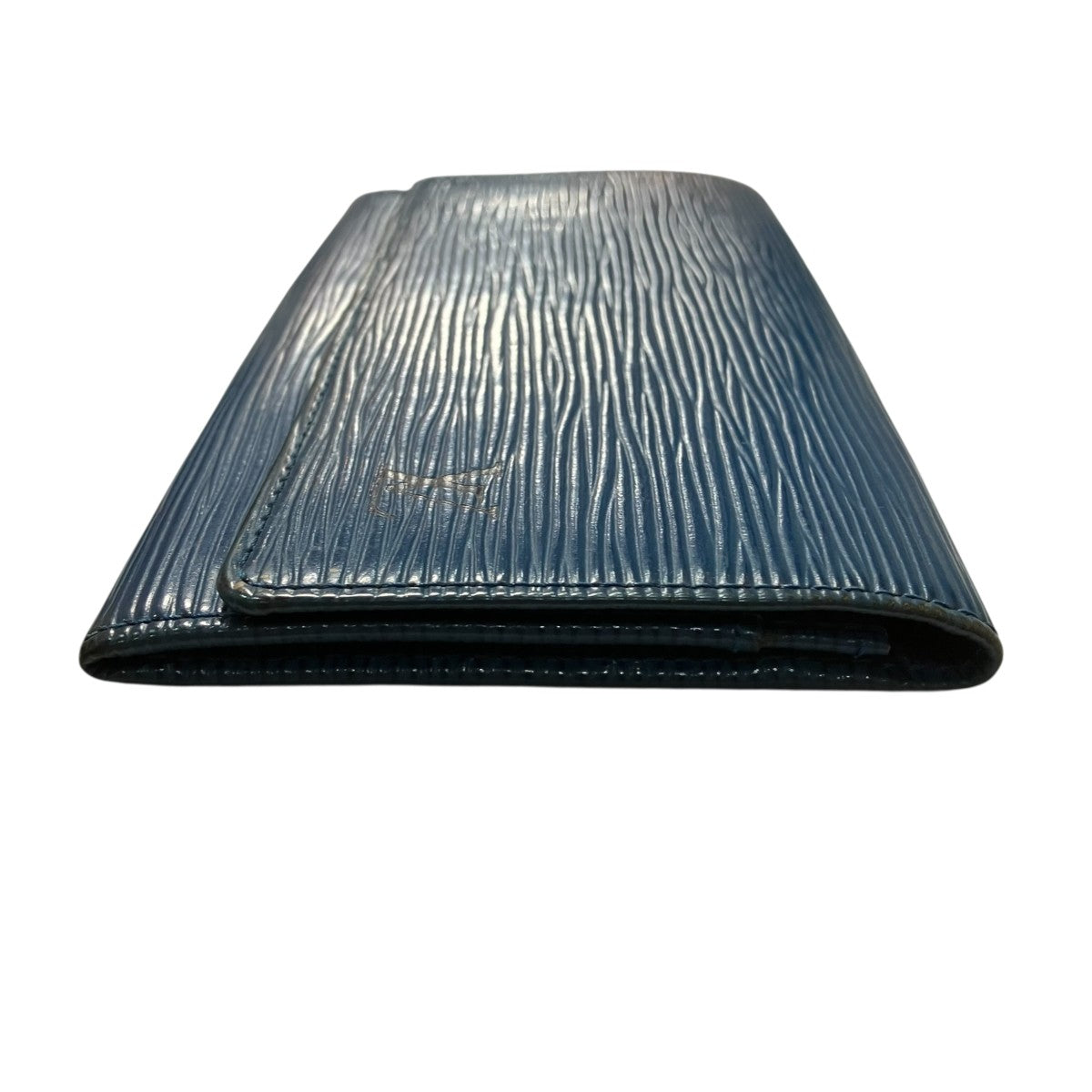 Louis Vuitton Epi Porto En Carte Credit Billfold Blue - Pre-owned