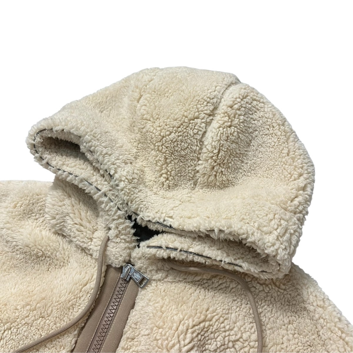 Moncler Hooded Fleece Jacket Yellow - Pre-owned