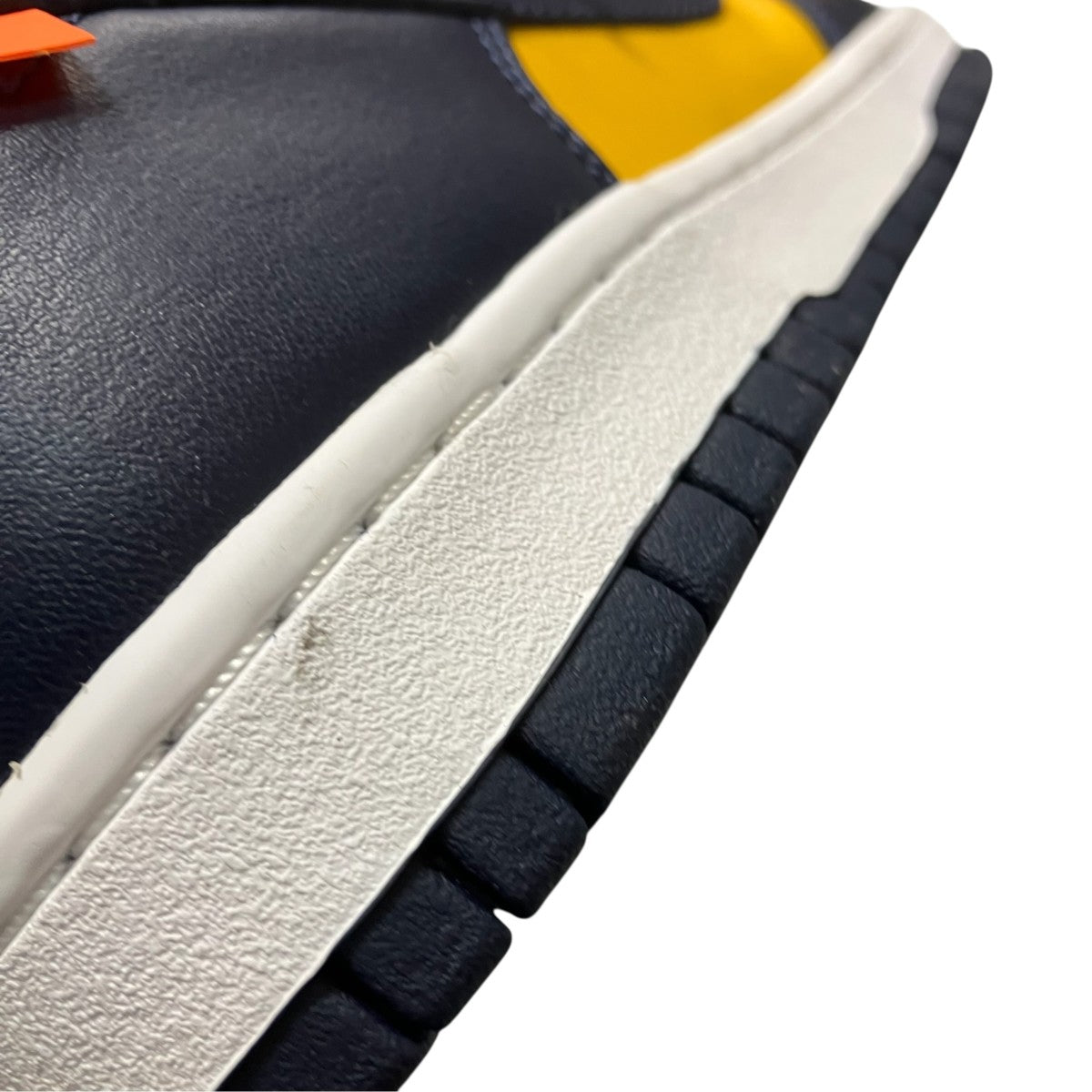 Nike x Off-White Low Cut Sneakers Yellow/Navy - Pre-owned
