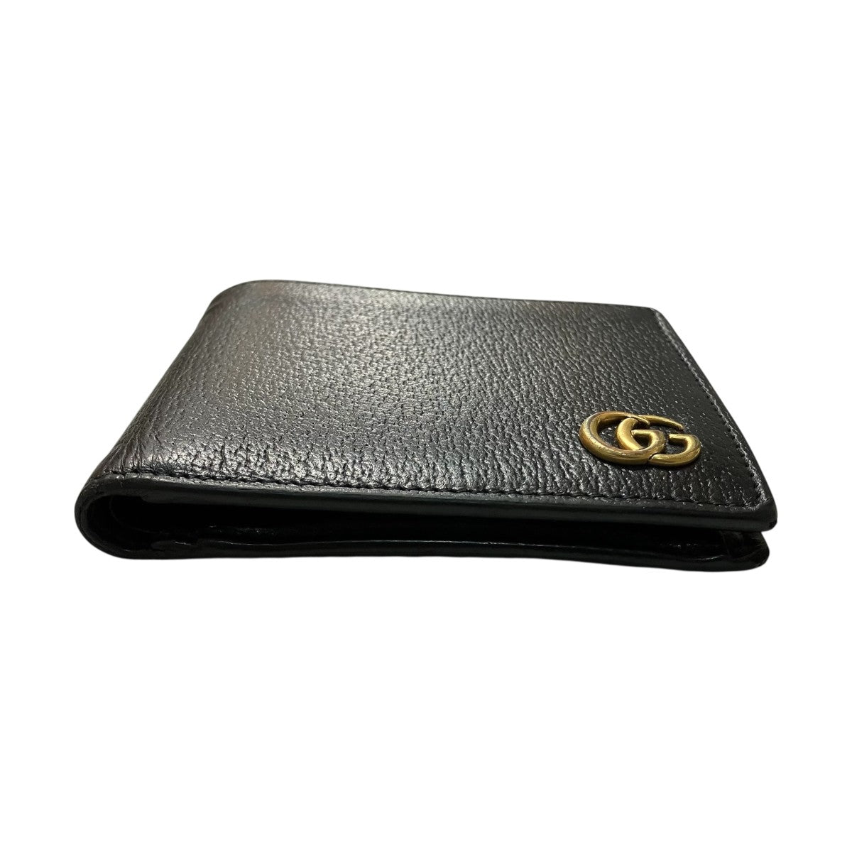 Gucci GG Marmont Coin Wallet Bifold Wallet Black - Pre-owned