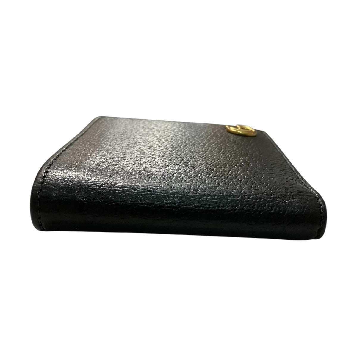 Gucci GG Marmont Coin Wallet Bifold Wallet Black - Pre-owned