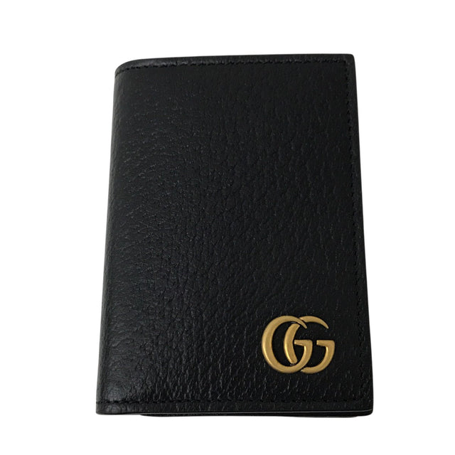 Gucci Double G Card Case Black - Pre-owned