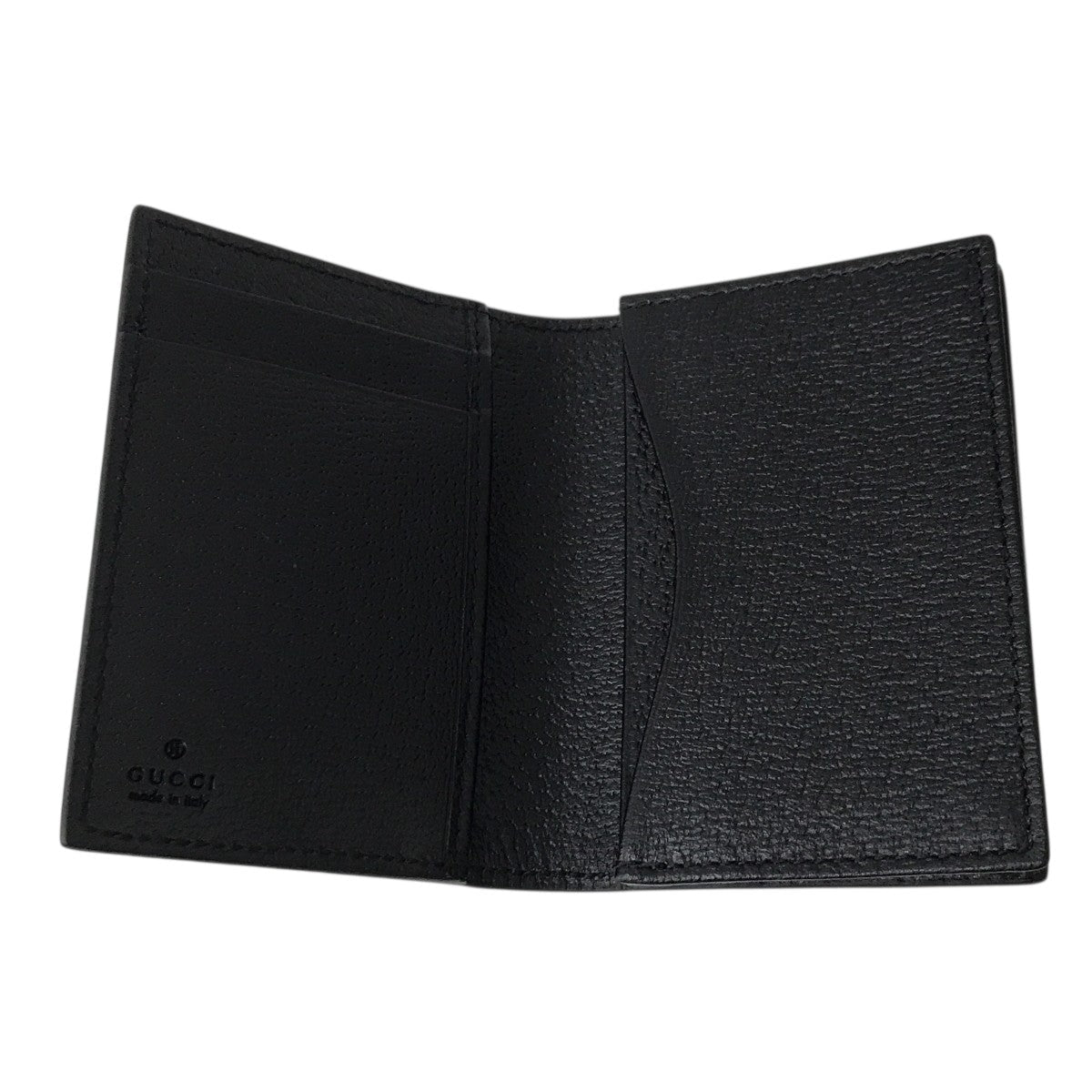 Gucci Double G Card Case Black - Pre-owned
