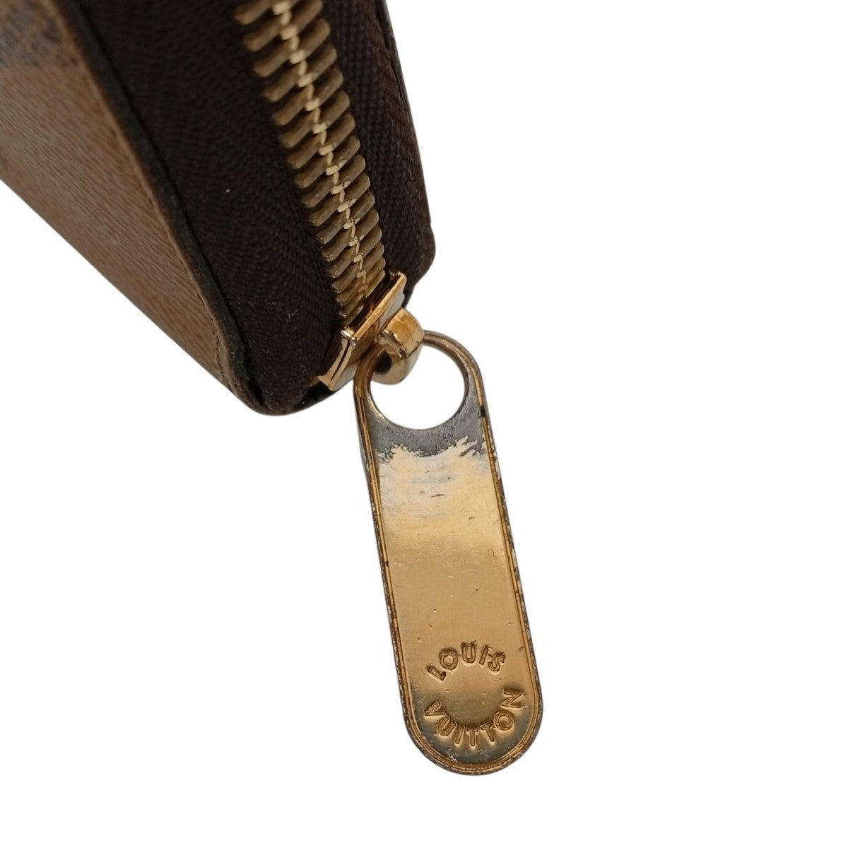 Louis Vuitton Zippy Wallet Monogram Giant Reverse Long Wallet Beige - Pre-owned