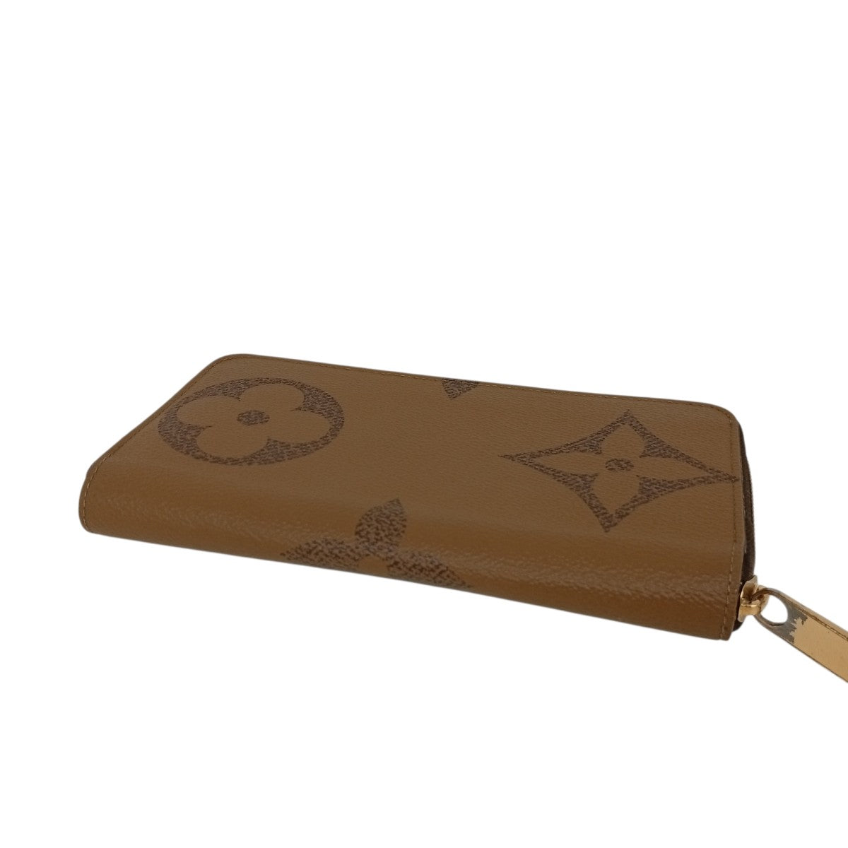 Louis Vuitton Zippy Wallet Monogram Giant Reverse Long Wallet Beige - Pre-owned