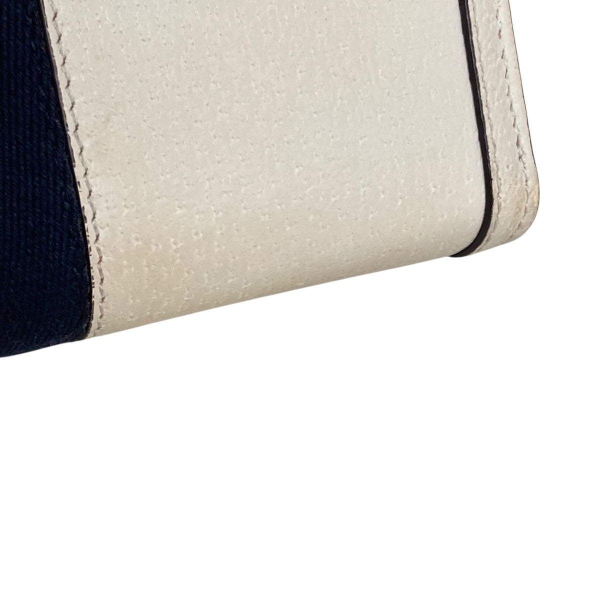Gucci Long Wallet Beige / Navy - Pre-owned