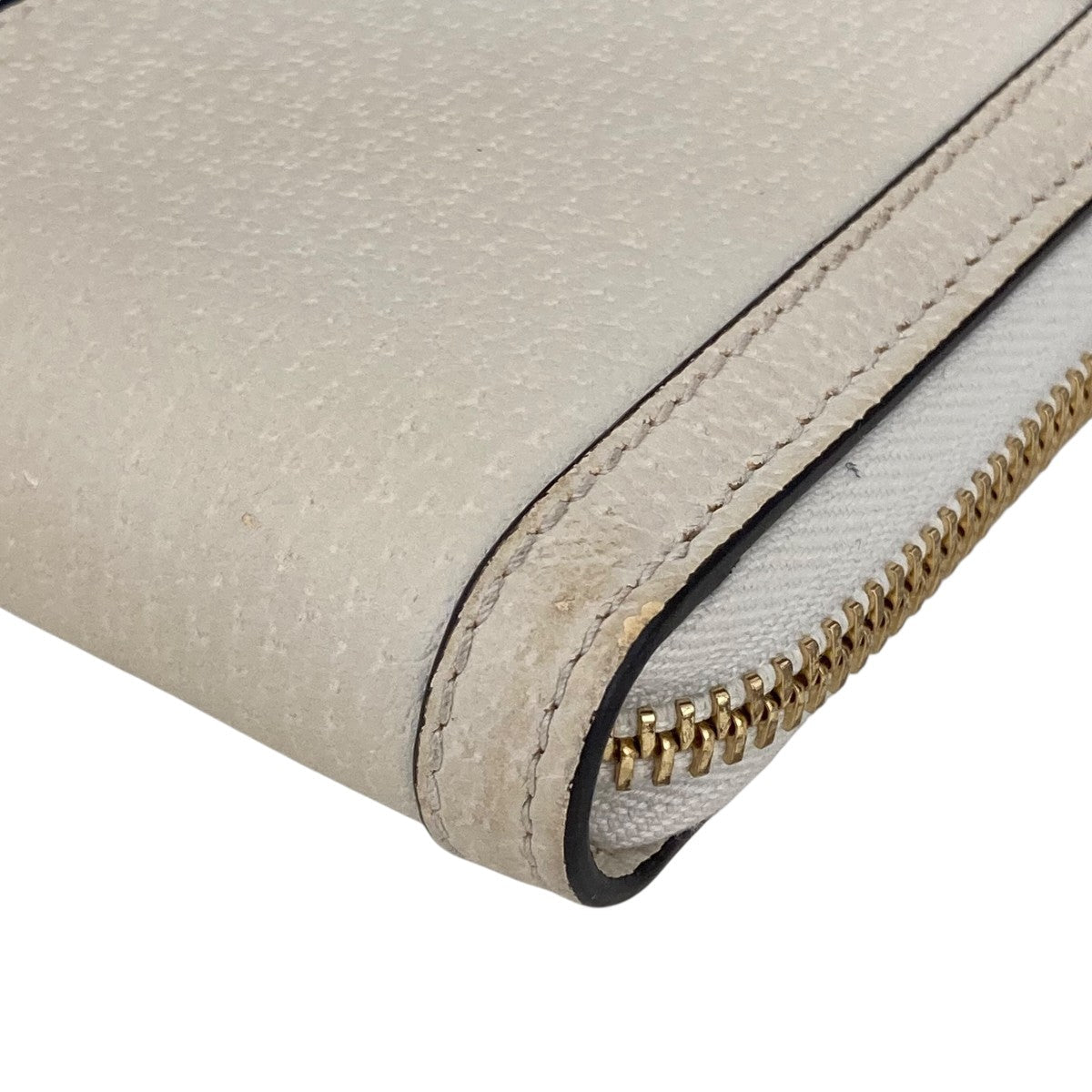Gucci Long Wallet Beige / Navy - Pre-owned
