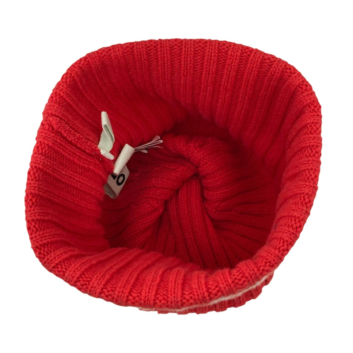 Off-White Cashmere Knit Cap Bias Orange - Pre-owned