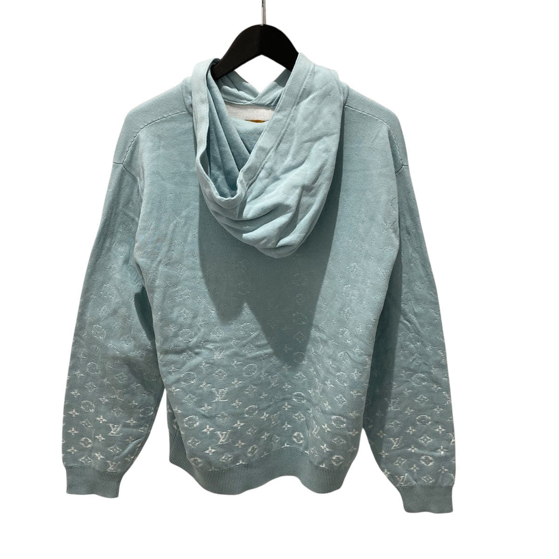 Louis Vuitton Monogram Gradient Jacquard Knit Hoodie Blue (SS23)