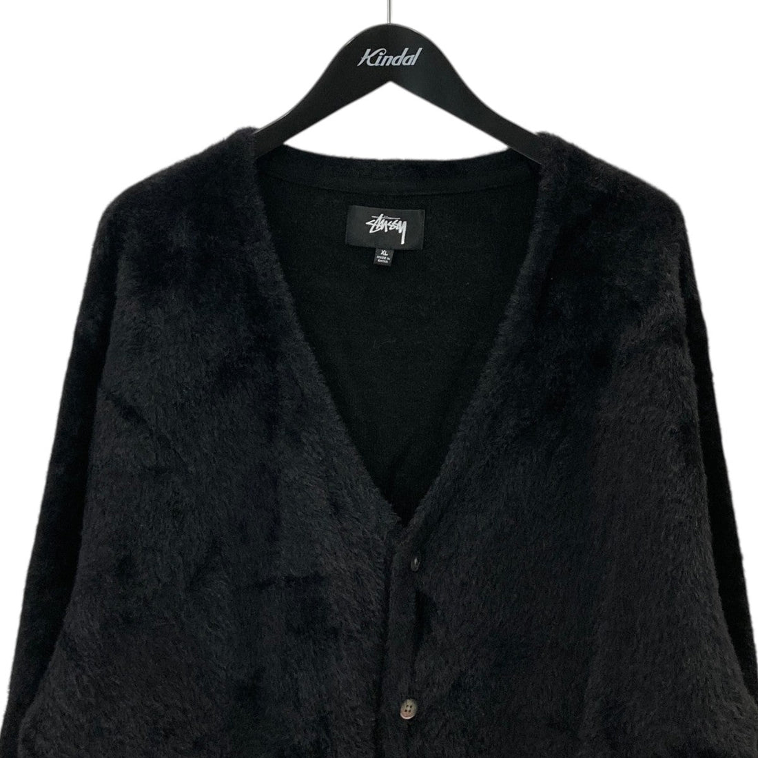 Stussy Shaggy Cardigan Black (SS24)