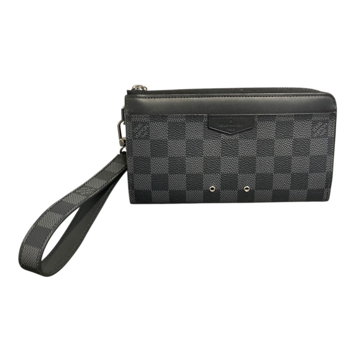 Louis Vuitton Damier Graphite Zippy Dragonne Long Wallet Gray / Black - Pre-owned