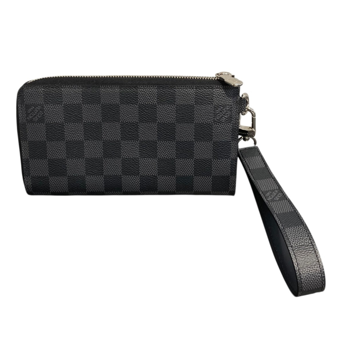 Louis Vuitton Damier Graphite Zippy Dragonne Long Wallet Gray / Black - Pre-owned