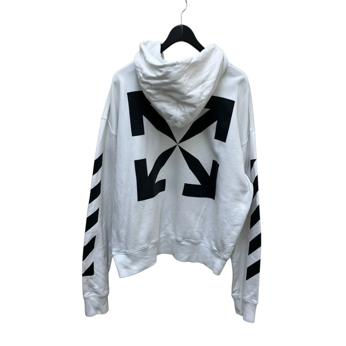 Off-White Blue Mona Lisa Over Hoodie Sweatshirt Hoodie White - Pre-owned