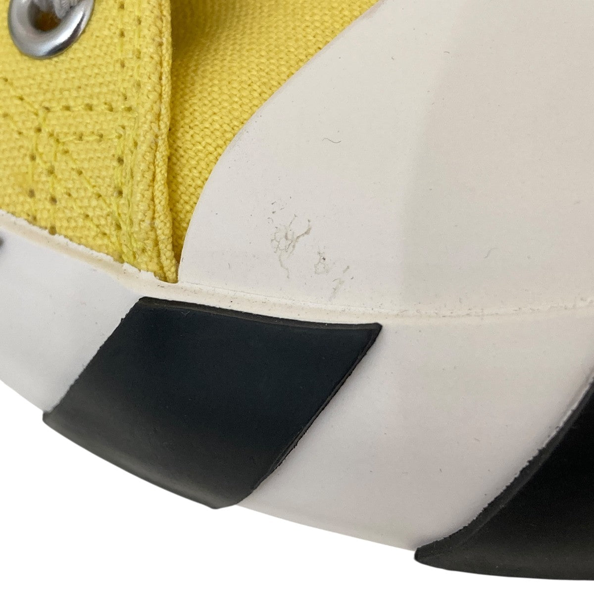 Off-White Vulc Low Top Logo Stripes Sneaker Sneakers Yellow/White - Pre-owned