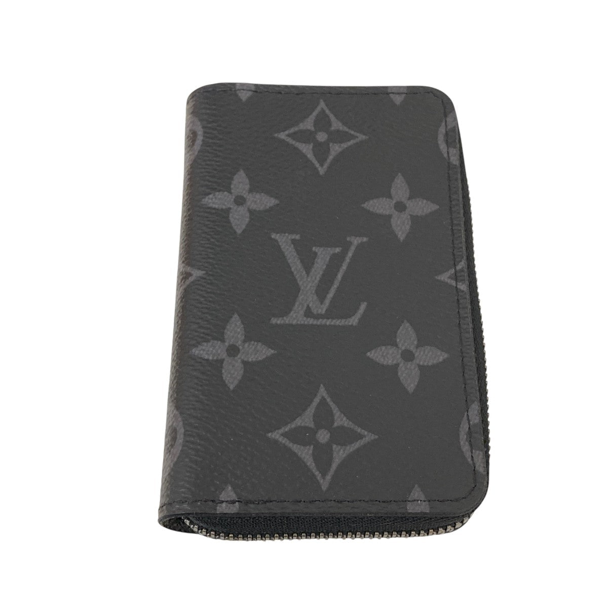 Louis Vuitton Zippy Coin Purse Vertical Coin Case Noir - Pre-owned