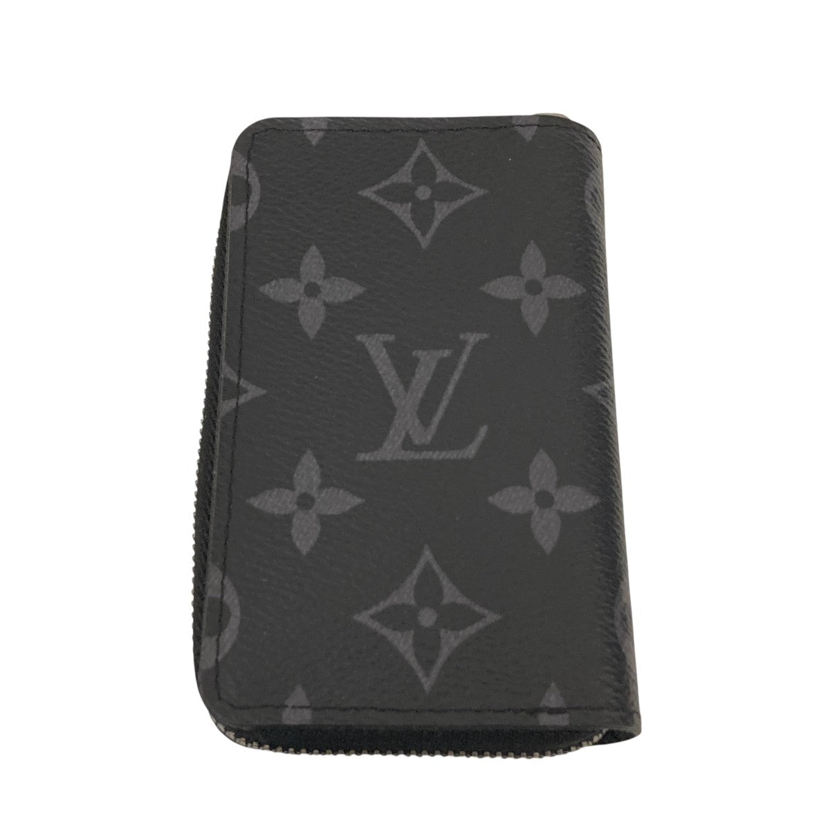 Louis Vuitton Zippy Coin Purse Vertical Coin Case Noir - Pre-owned
