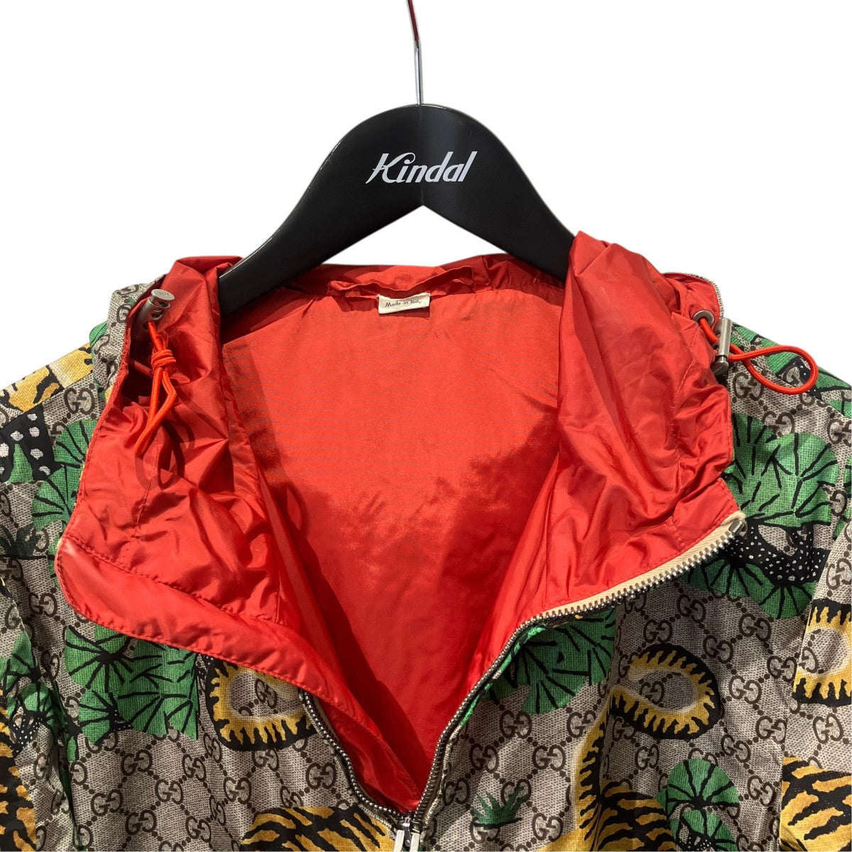 Gucci GG Supreme Bengal Tiger Nylon Jacket Beige - Pre-owned