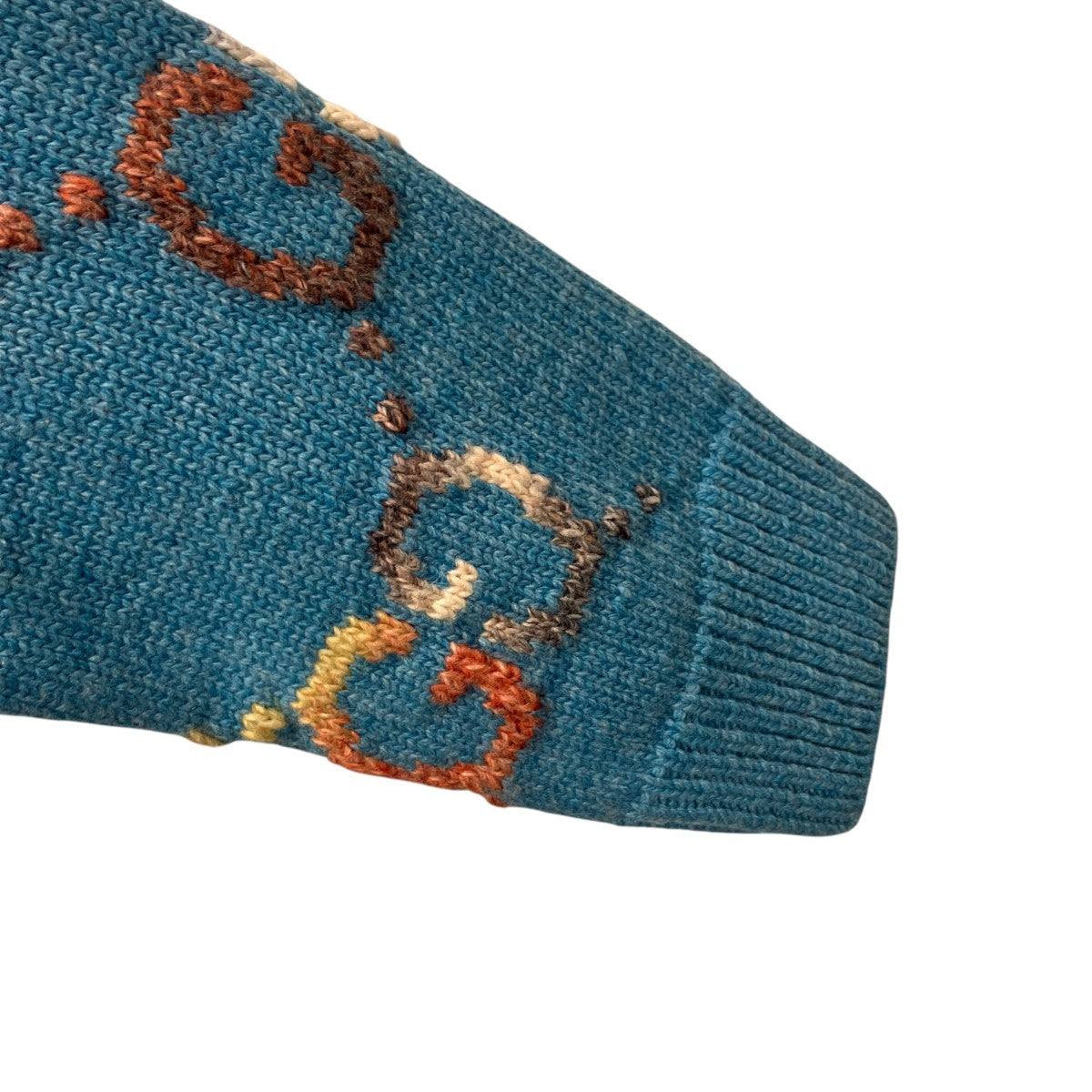 Gucci Tiger GG Jacquard Wool Sweater Blue (SS22) - Pre-owned