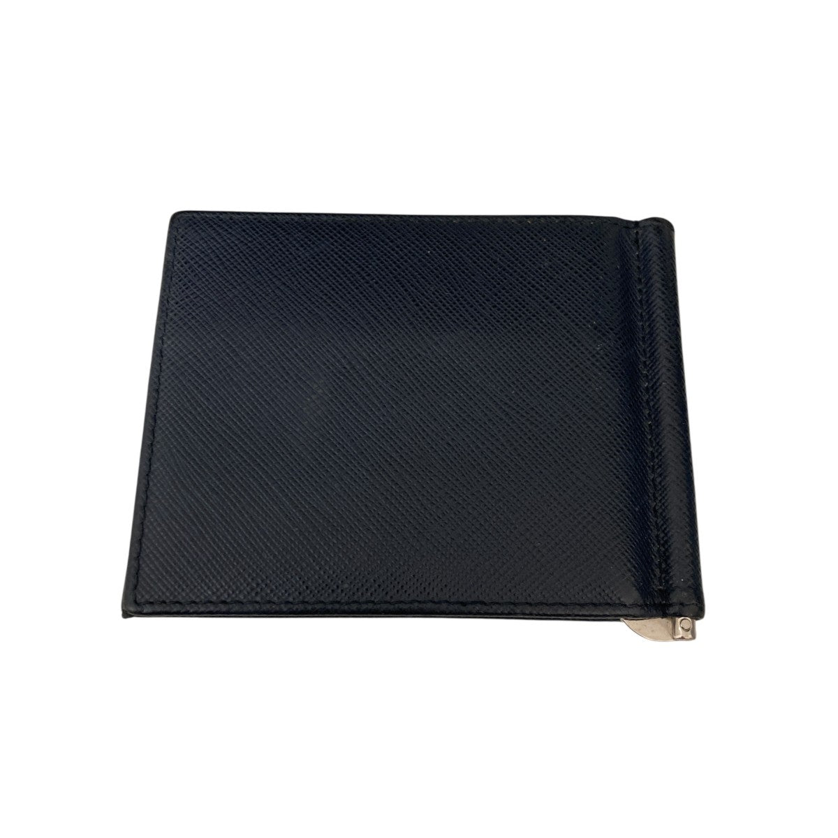 Prada Saffiano Money Clip Navy - Pre-owned