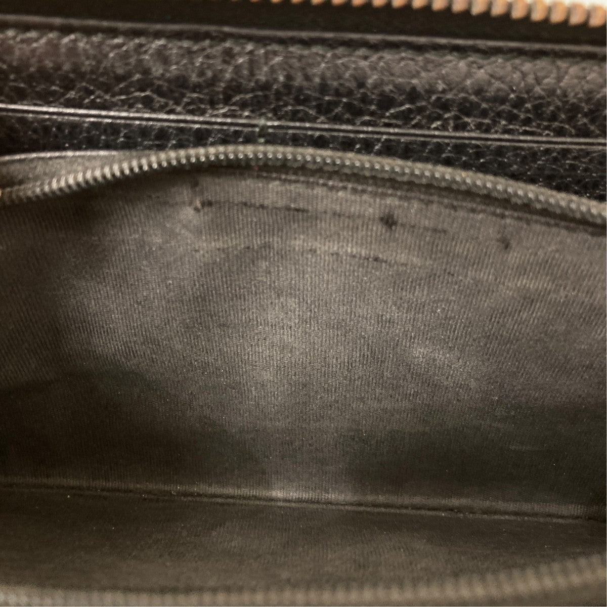 Gucci GG Marmont Courier Zip Around Wallet Black - Pre-owned
