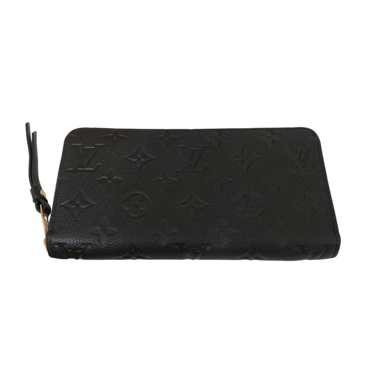Louis Vuitton Monogram Empreinte Zippy Wallet Long Wallet Black - Pre-owned