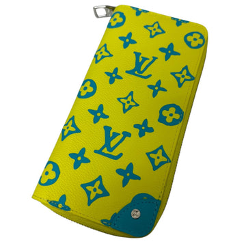 Louis Vuitton Monogram Round Zip Wallet Yellow - Pre-owned