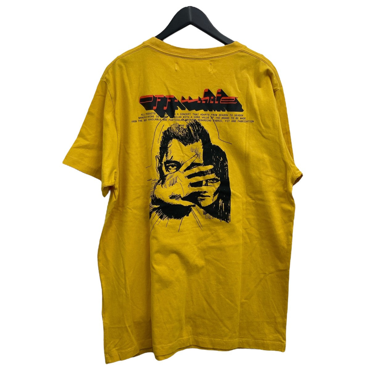 Off-White Printed T-Shirt Yellow - Pre-owned