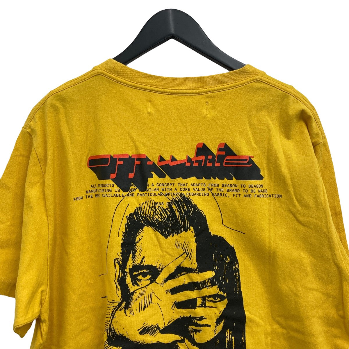 Off-White Printed T-Shirt Yellow - Pre-owned