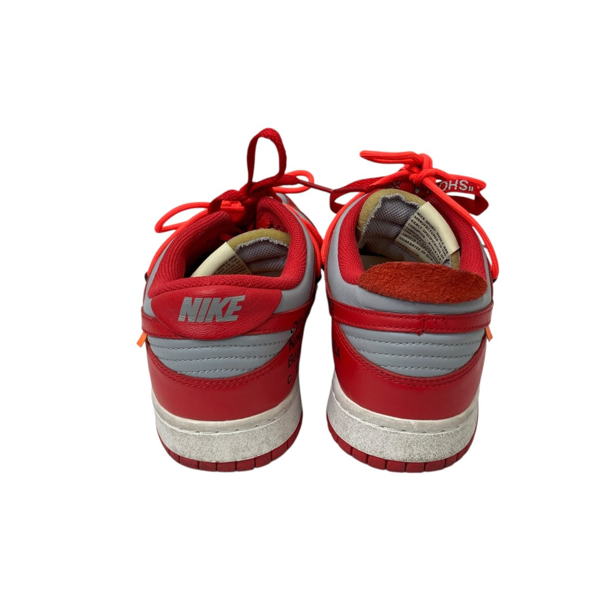 Nike x Off-White Low Cut Sneakers Red/Gray - Pre-owned
