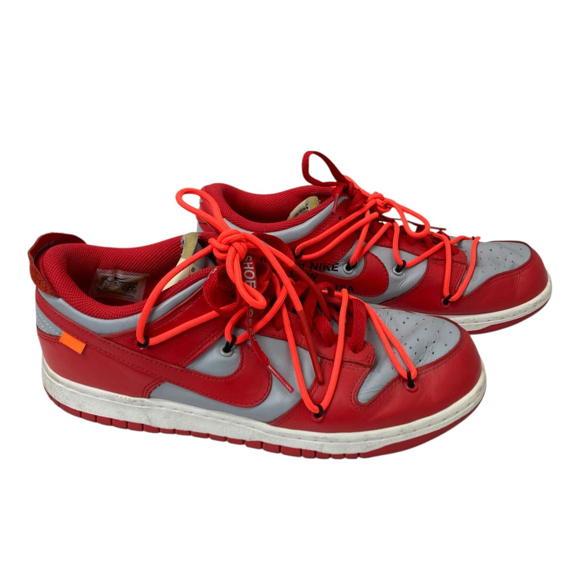 Nike x Off-White Low Cut Sneakers Red/Gray - Pre-owned