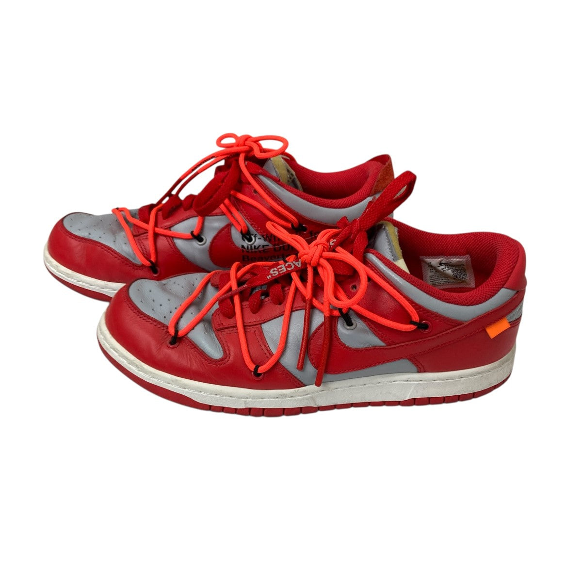 Nike x Off-White Low Cut Sneakers Red/Gray - Pre-owned