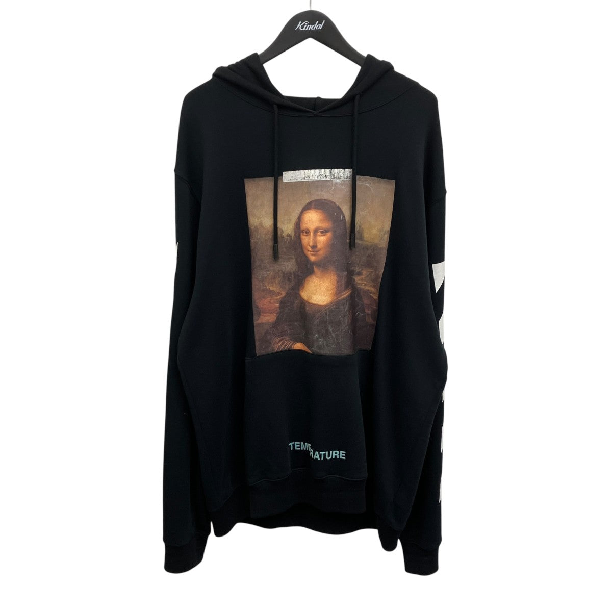 Off-White Printed Hoodie Black - Pre-owned
