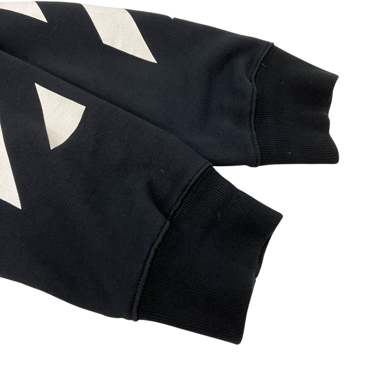 Off-White Printed Hoodie Black - Pre-owned