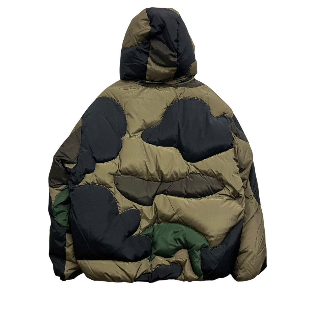 A Bathing Ape 1st Camo Nylon Down Jacket Olive (FW24) - Pre-owned