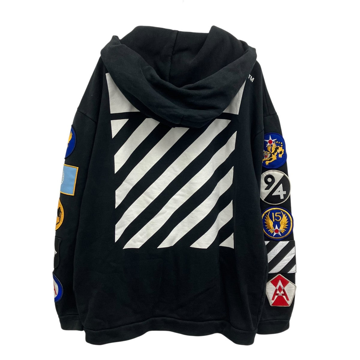 Off-White Zip Hoodie Black - Pre-owned