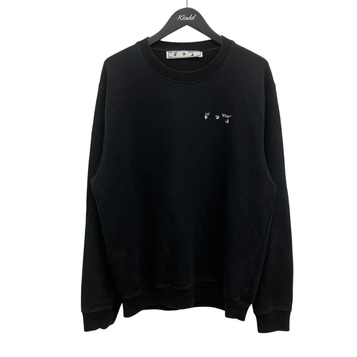 Off-White Crew Neck Sweatshirt Black - Pre-owned