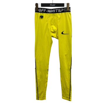 Nike x Off-White Nylon Leggings Yellow - Pre-owned