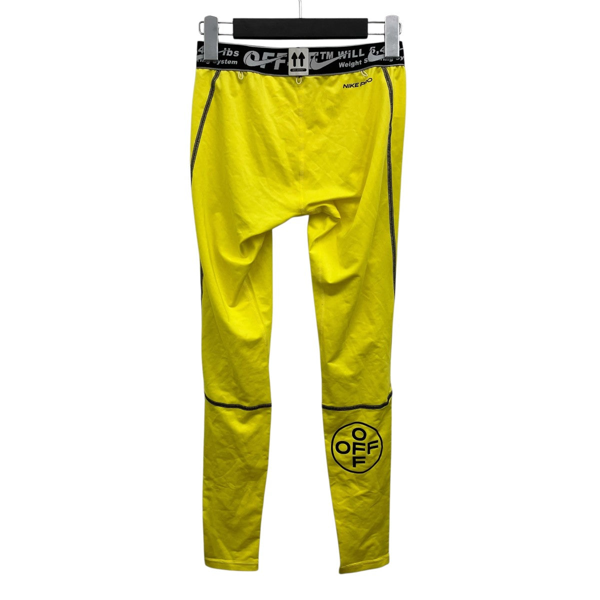 Nike x Off-White Nylon Leggings Yellow - Pre-owned