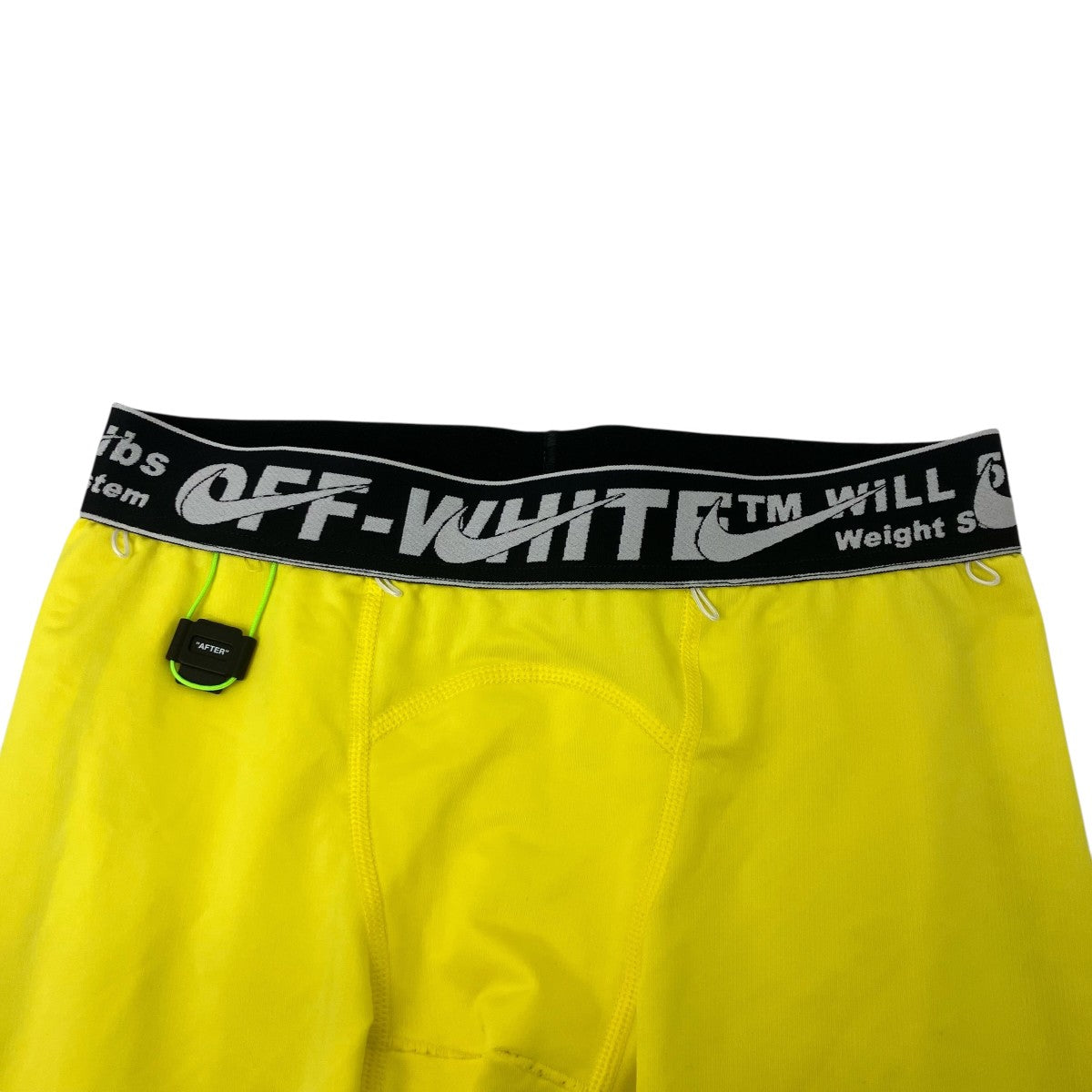 Nike x Off-White Nylon Leggings Yellow - Pre-owned