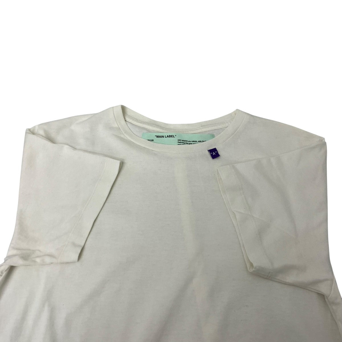Off-White Printed T-Shirt White - Pre-owned