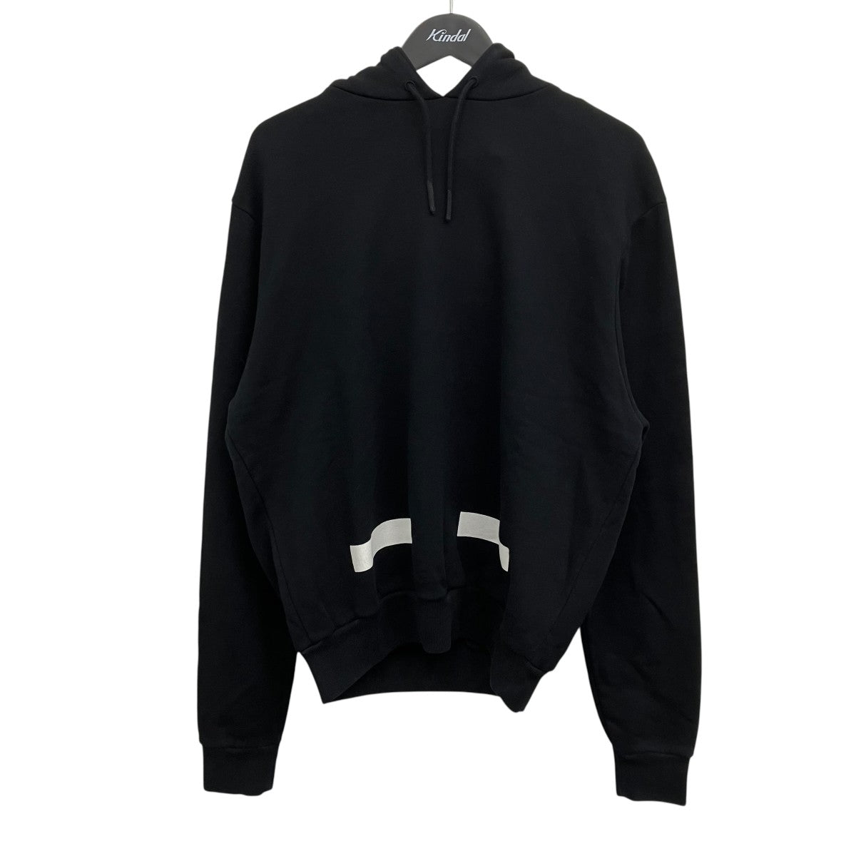 Off-White Pullover Hoodie Black - Pre-owned
