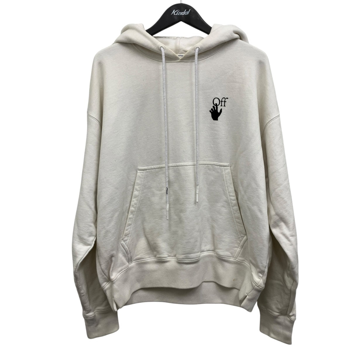 Off-White Back Print Hoodie White - Pre-owned
